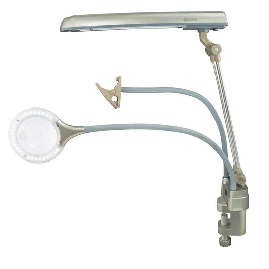OttLite 24W Ultimate 3-in-1 Craft Lamp with Magnifier & Flexible Arm