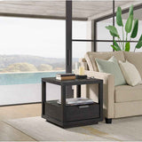Bayside Furnishings End Table – Stylish Wood Accent Table with Storage