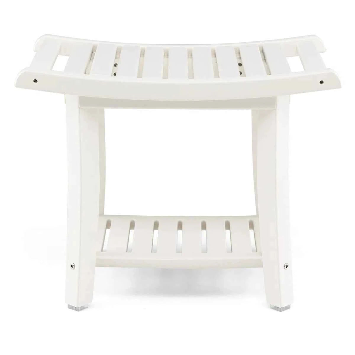 24" Wide HDPE Shower Bench – Waterproof Bath & Spa Seat