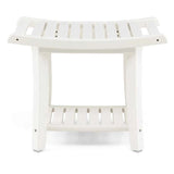 24" Wide HDPE Shower Bench – Waterproof Bath & Spa Seat