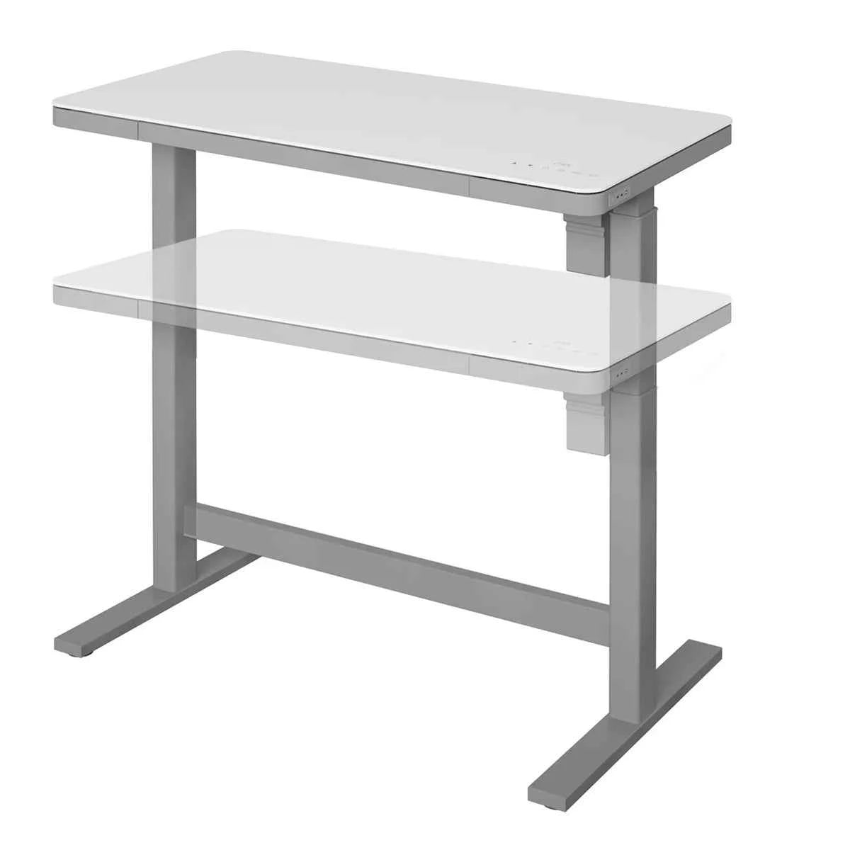 Tresanti Geller Adjustable Height Desk – 47.3" x 25.6" Modern Sit-Stand Workstation