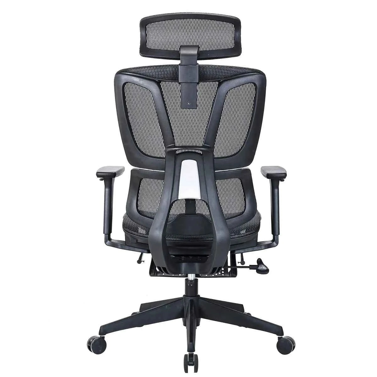 Motionwise High-Back Mesh Chair with Footrest – Ergonomic Office Comfort