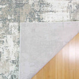Timeless Otello Grey 6'6" x 9 Area Rug – Elegant Modern Design for Living & Dining Rooms