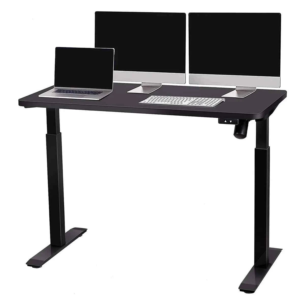 Motionwise 48" x 24" Single Motor Height Adjustable Desk – Sit-Stand Ergonomic Workstation