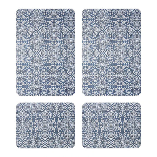 Multi-Purpose Printed Kitchen Mats, 4-Pack – Stylish & Non-Slip Comfort Mats