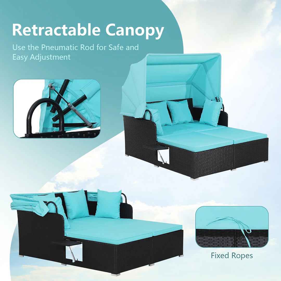 Avdyl 65" Outdoor Patio Daybed with Cushions – Spacious & Stylish Outdoor Lounger