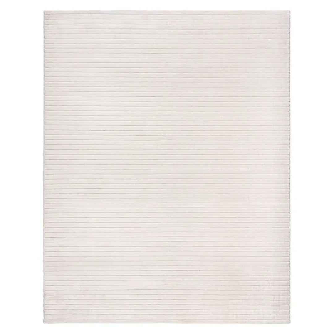 CAMDEN Sai Ivory 7'10" x 10' Area Rug – Modern Elegant Ivory Floor Rug for Living Room & Bedroom