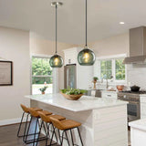 Glass Globe Pendant Lights – Modern Kitchen Island & Room Lighting Fixtures