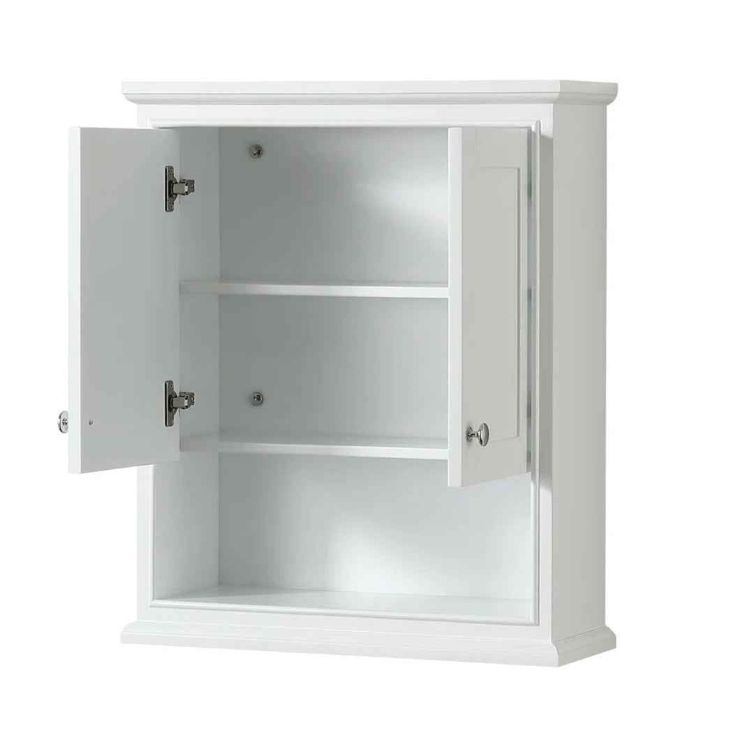 Deborah 25" W x 30" H x 9" D Wall Mounted Bathroom Cabinet – Space-Saving Storage Solution