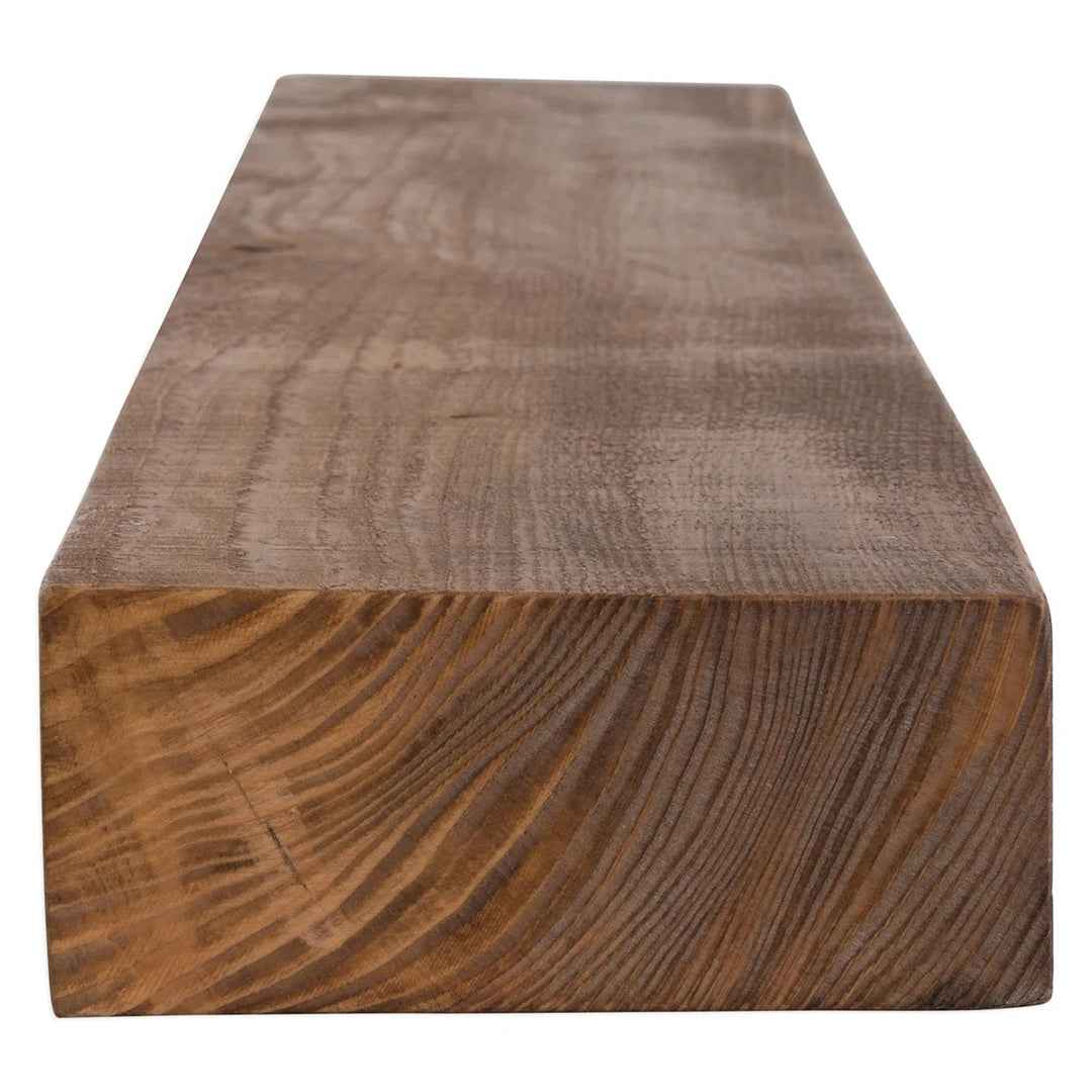Dogberry Collections Solid Beam Floating Shelf β Sturdy & Stylish Wall Storage