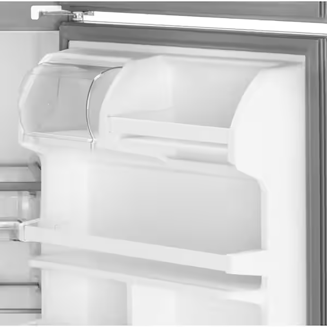 Maytag 18.2 cu ft Top‑Freezer Refrigerator Black Finish PowerCold BrightSeries LED ADA Compliant