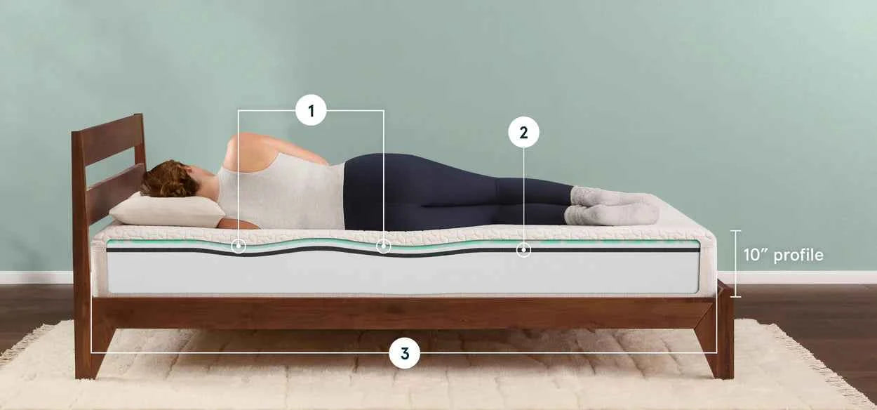 T&N Original Mattress – Adaptive Foam Bed for Cool, Supportive Sleep