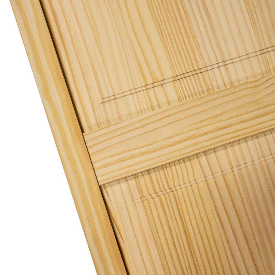 Panelled Wood Unfinished Bi-Fold Door β Customizable Space-Saving Interior Door