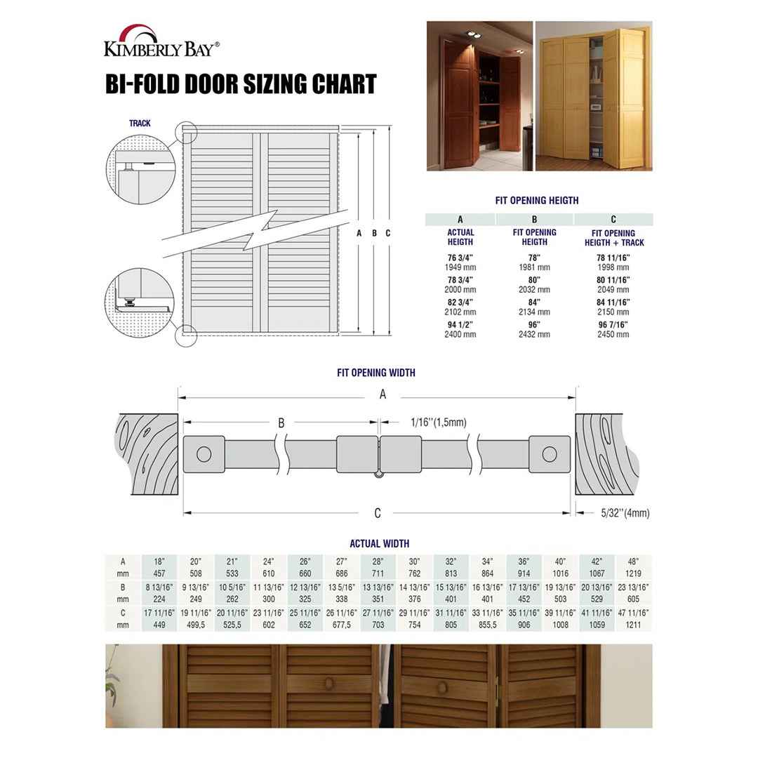 Panelled Wood Unfinished Bi-Fold Door β Customizable Space-Saving Interior Door