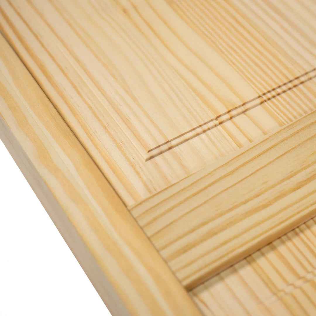 Panelled Wood Unfinished Bi-Fold Door β Customizable Space-Saving Interior Door