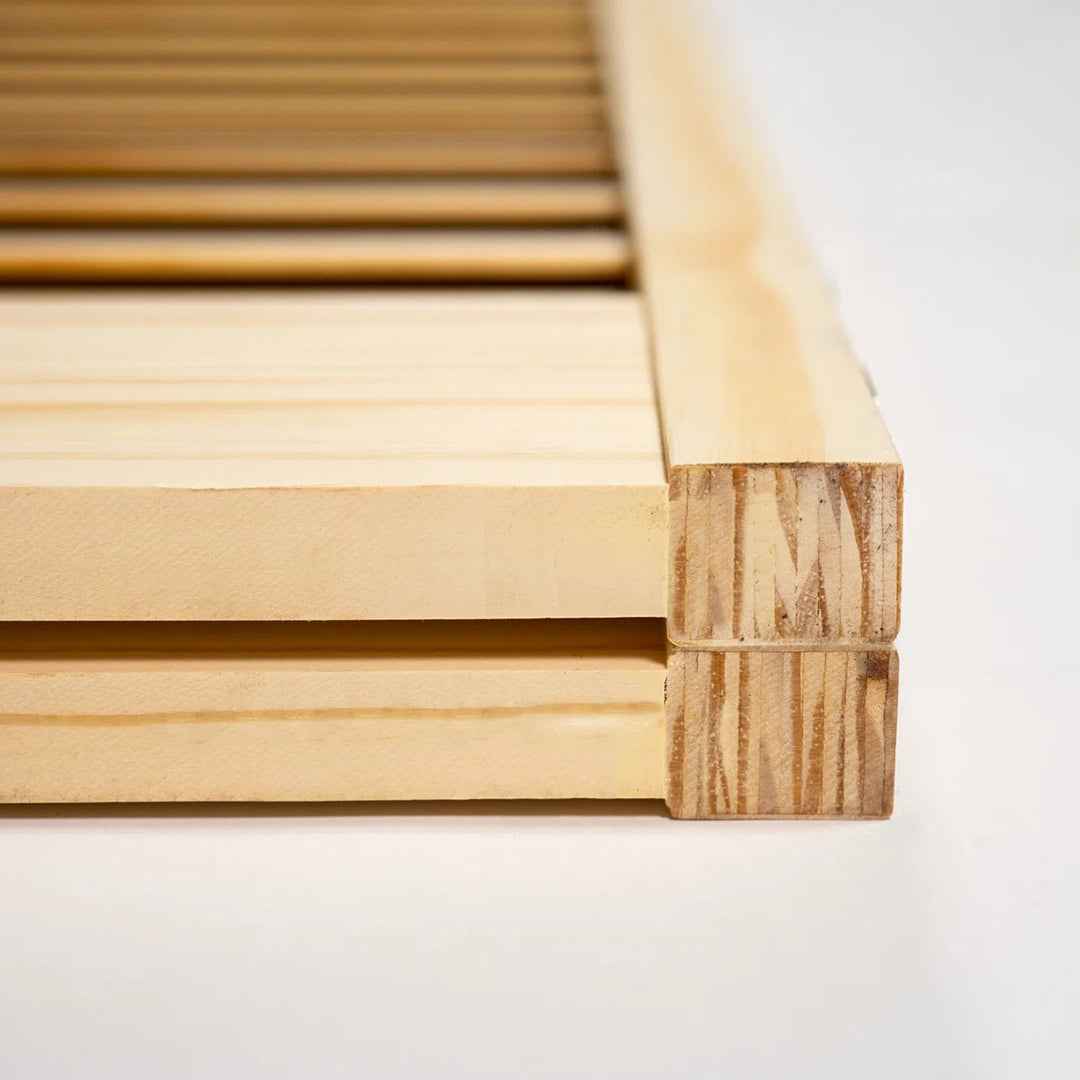 Panelled Wood Unfinished Bi-Fold Door β Customizable Space-Saving Interior Door