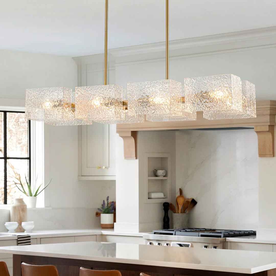 Pennsburg 8-Light Gold Kitchen Island Pendant β Elegant & Bright Modern Lighting