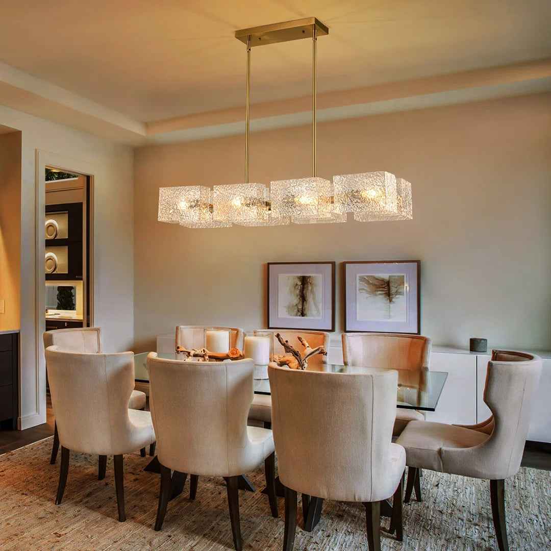 Pennsburg 8-Light Gold Kitchen Island Pendant β Elegant & Bright Modern Lighting
