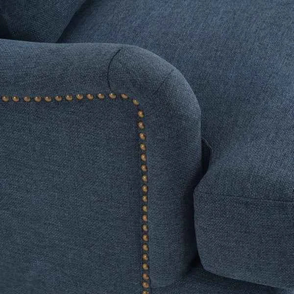 Upholstered Armless Chair Middle Seat – Modular Sofa Sectional Seating Module