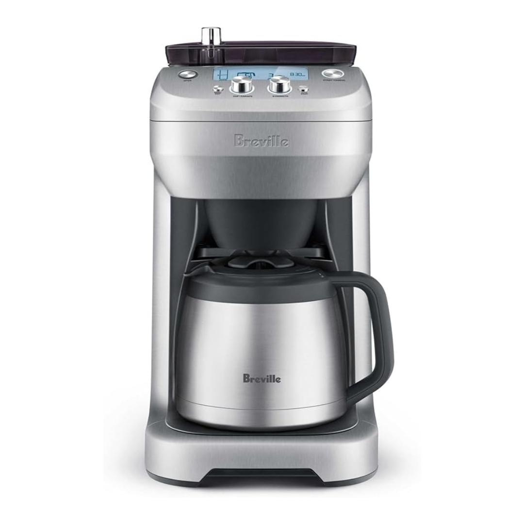 Breville The Grind Control Drip Coffee Maker, Stainless Steel