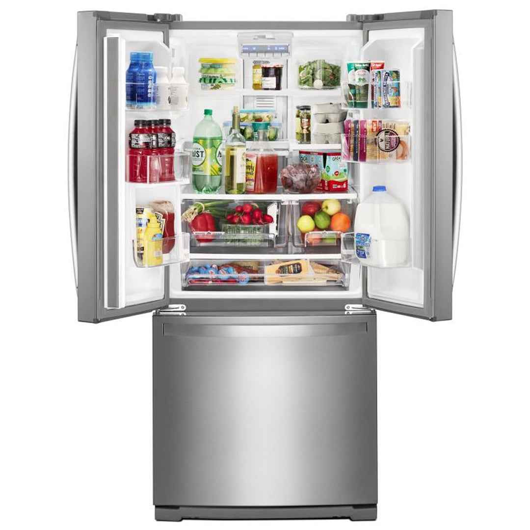 Whirlpool WRF560SFHZ 30″ French-Door Refrigerator – 20 cu ft Fingerprint‑Resistant, FreshFlow™, Spill‑Proof Shelves
