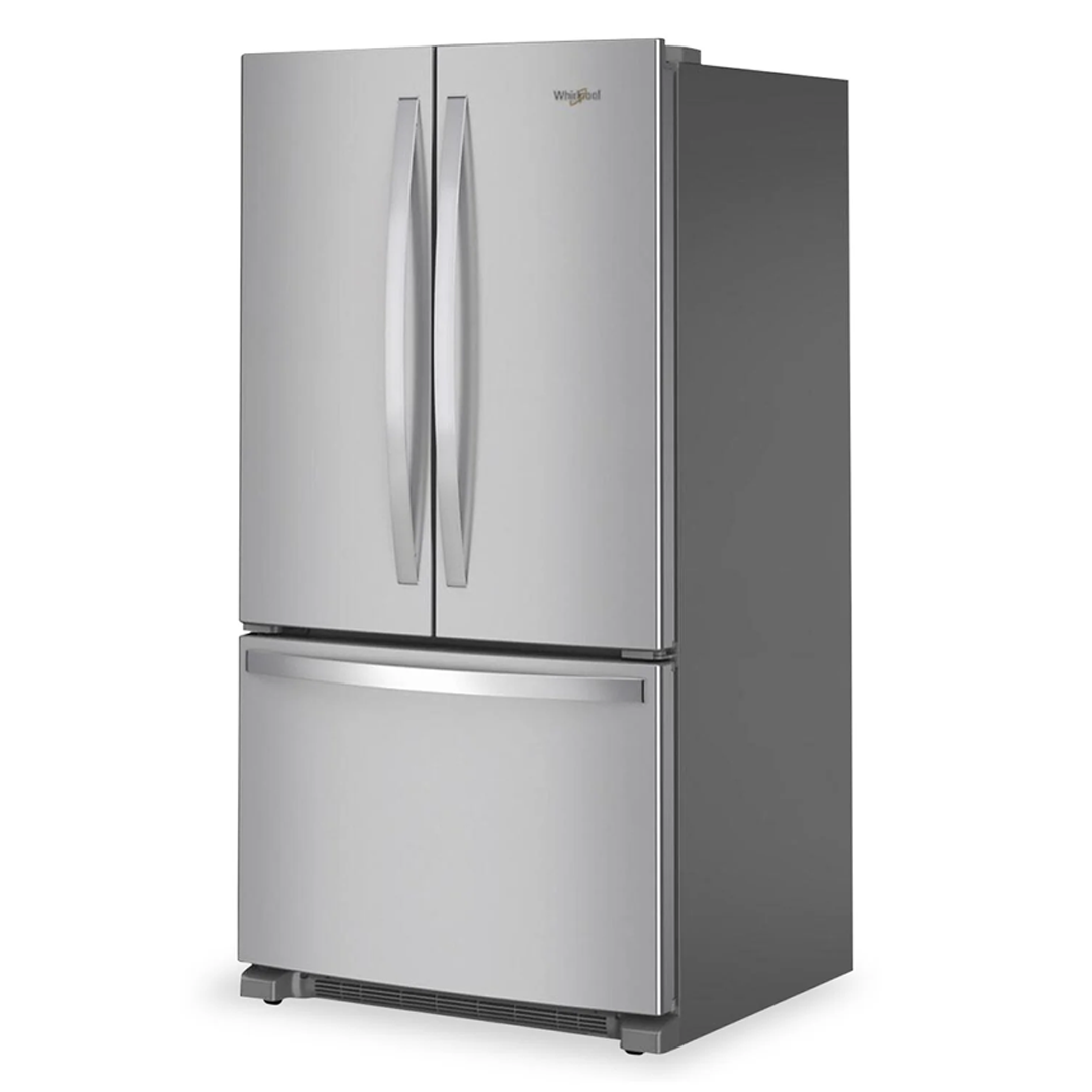 Whirlpool WRF560SFHZ 30″ French-Door Refrigerator – 20 cu ft Fingerprint‑Resistant, FreshFlow™, Spill‑Proof Shelves