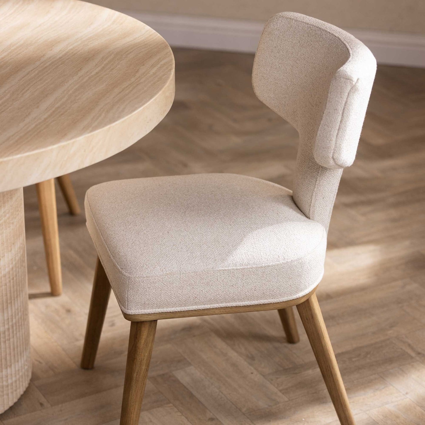 2-Pack Domica Fabric Dining Chairs Modern Comfort & Style