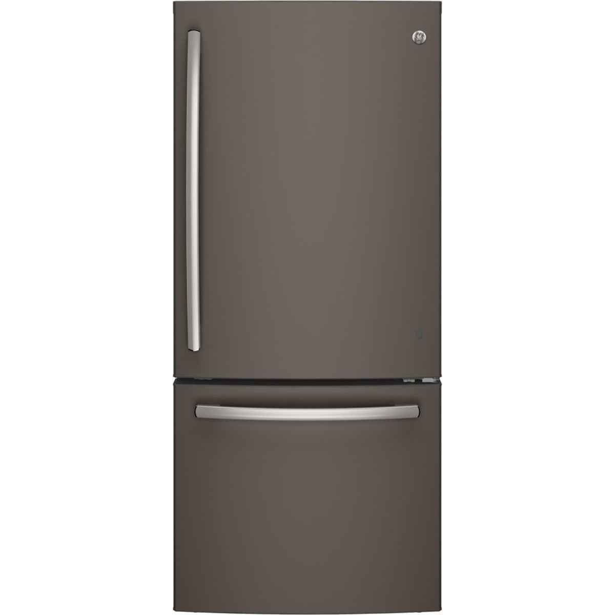 GE® 20.9 Cu. Ft. Bottom Freezer Refrigerator – Slate