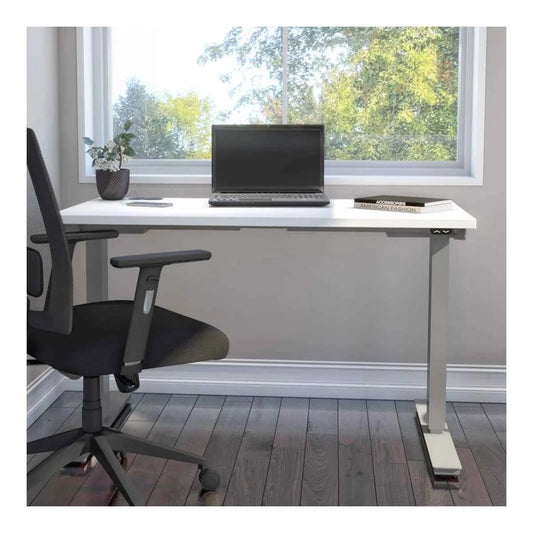 Bestar Upstand 24" × 48" Height-Adjustable Desk – Sit to Stand Comfort