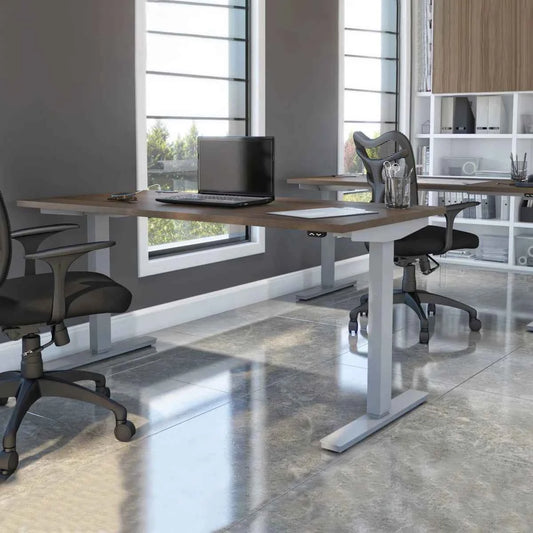 Bestar Upstand Height-Adjustable Desk – 74.9 cm × 150.6 cm (29.5 in. × 59.3 in.)