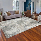 Timeless Otello Grey 8' x 10' Area Rug – Modern Neutral Textured Rug for Living Room, Dining Room & Bedroom
