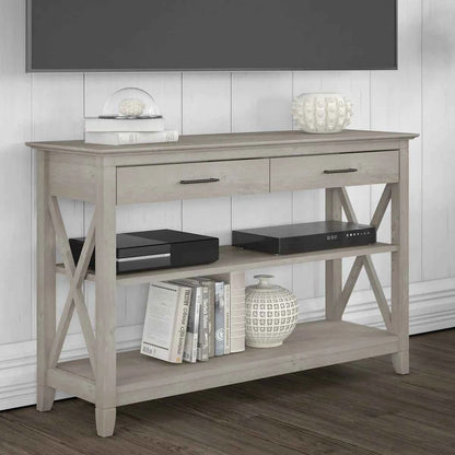 Bush Furniture Key West Console Table – Coastal Farmhouse Entryway & Sofa Table