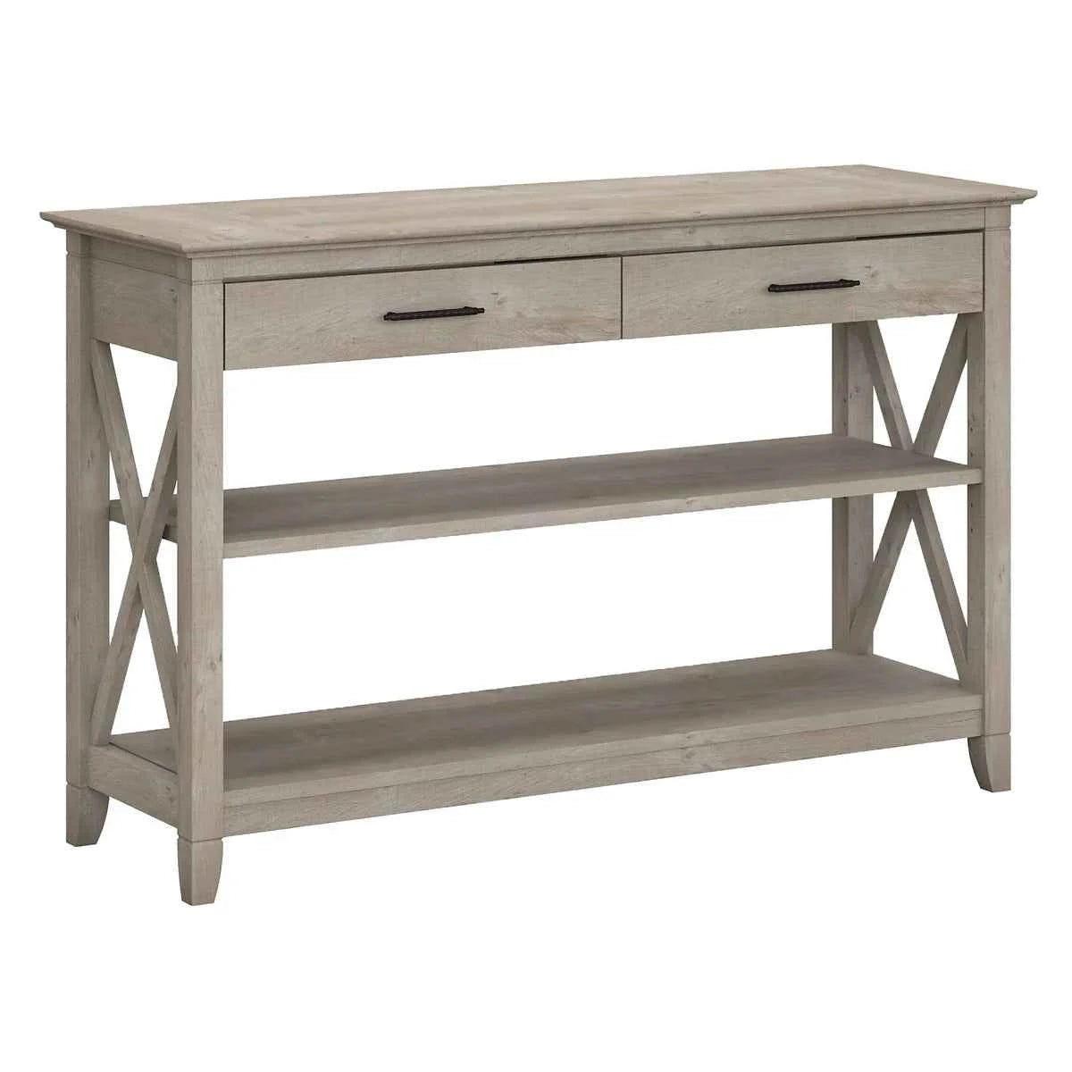 Bush Furniture Key West Console Table – Coastal Farmhouse Entryway & Sofa Table