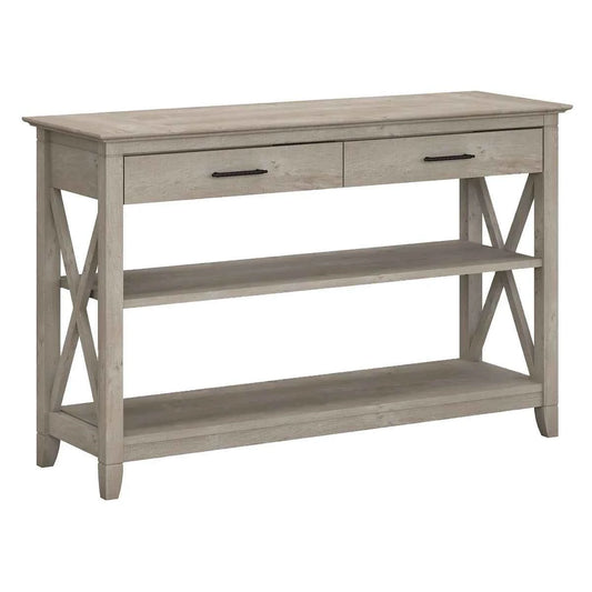 Bush Furniture Key West Console Table – Coastal Farmhouse Entryway & Sofa Table