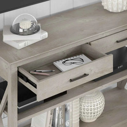 Bush Furniture Key West Console Table – Coastal Farmhouse Entryway & Sofa Table