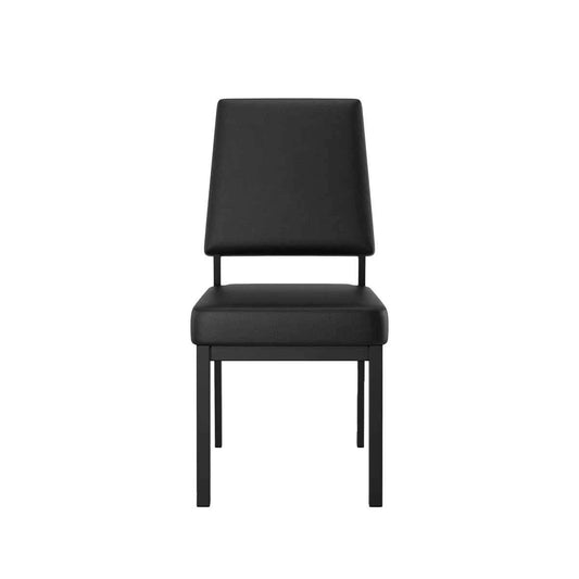 Amisco Avery Dining Chair – Modern Upholstered Steel Frame Chair for Dining Room