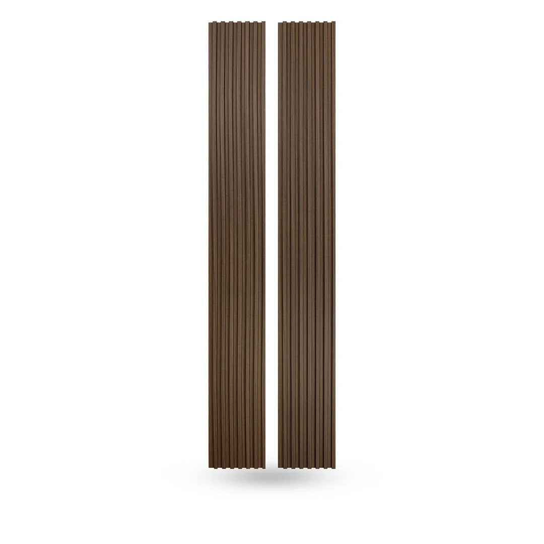 106" x 6" Decorative 3D Slat Wood Wall Panels – Shiplap Style Interior Accent