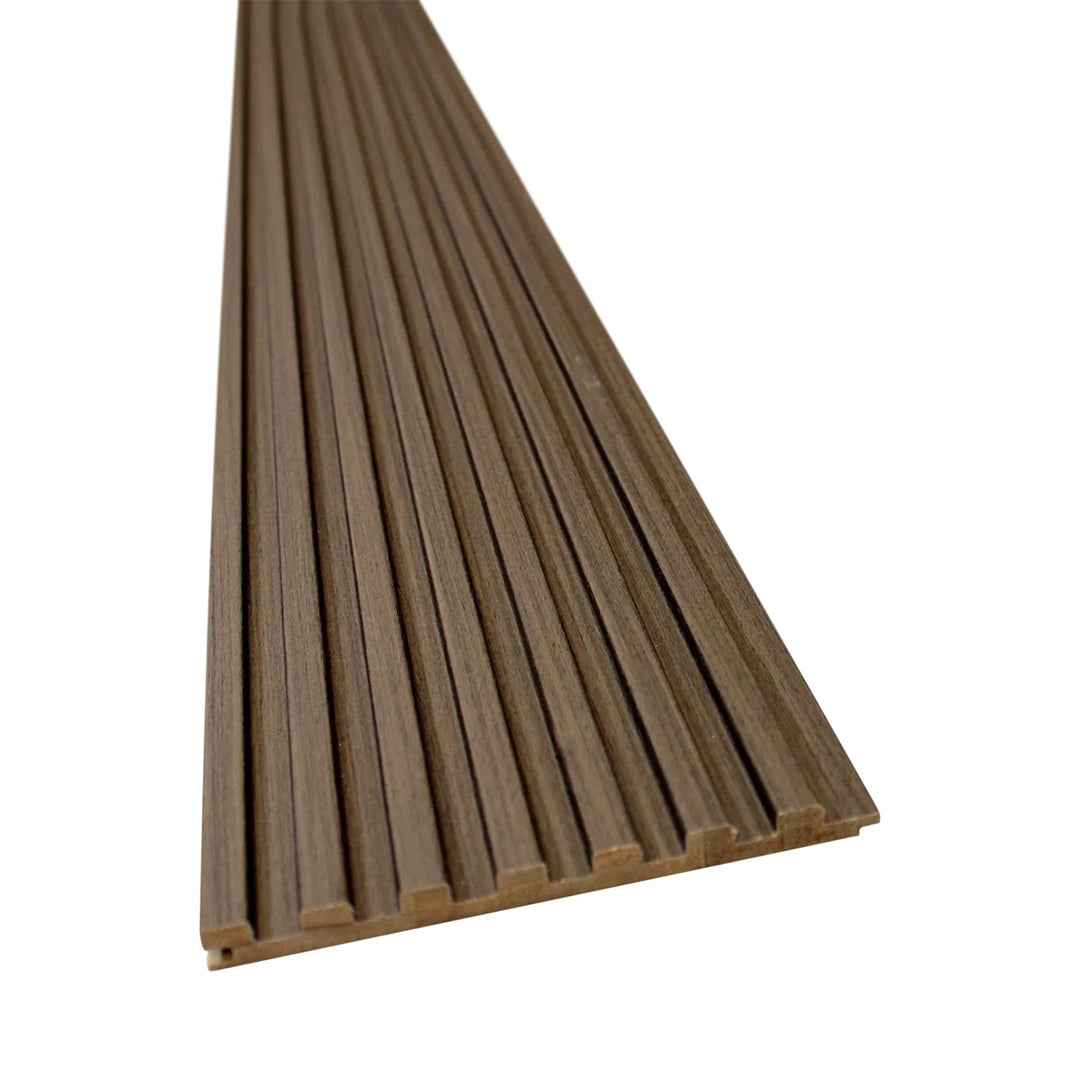 106" x 6" Decorative 3D Slat Wood Wall Panels – Shiplap Style Interior Accent