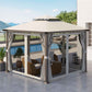 10 Ft. W x 10 Ft. D Metal Patio Gazebo – Durable & Stylish Outdoor Shelter