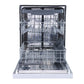 GE 24-Inch Built-In Dishwasher with Front Controls & Stainless Steel Tall Tub – White