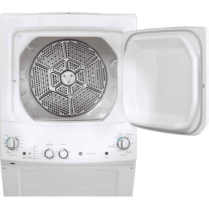 GE® Electric Unitized Spacemaker® Washer & Dryer – 4.4 Cu. Ft. Washer / 5.9 Cu. Ft. Dryer White