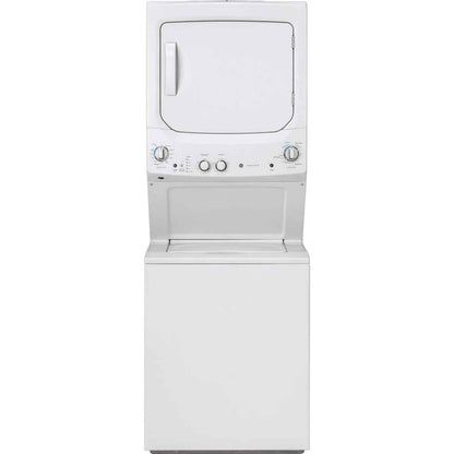 GE® Electric Unitized Spacemaker® Washer & Dryer – 4.4 Cu. Ft. Washer / 5.9 Cu. Ft. Dryer White