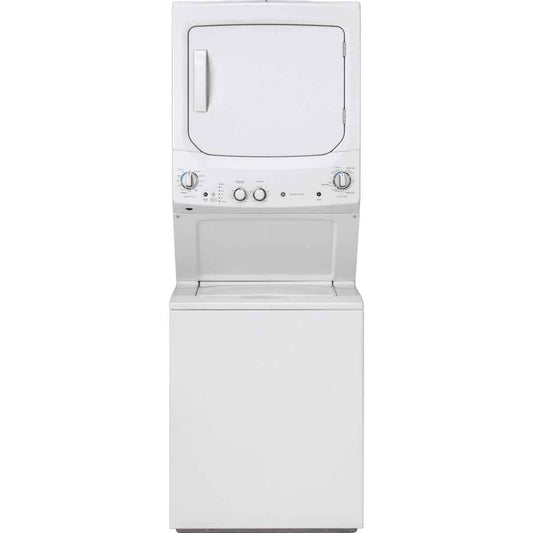 GE® Electric Unitized Spacemaker® Washer & Dryer – 4.4 Cu. Ft. Washer / 5.9 Cu. Ft. Dryer White