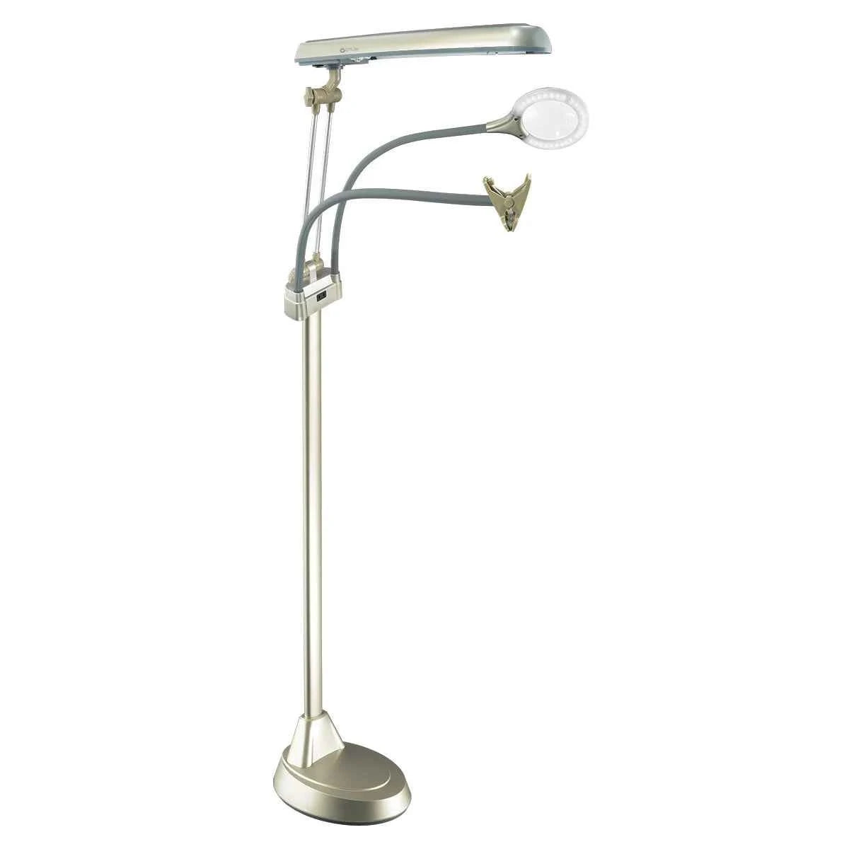 OttLite 24W Ultimate 3-in-1 Craft Lamp with Magnifier & Flexible Arm