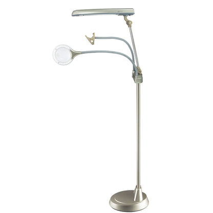 OttLite 24W Ultimate 3-in-1 Craft Lamp with Magnifier & Flexible Arm