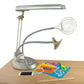 OttLite 24W Ultimate 3-in-1 Craft Lamp with Magnifier & Flexible Arm