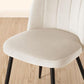 Wulin Fabric Dining Chair, 2-Pack Beige– Modern Upholstered Seating for Dining Room