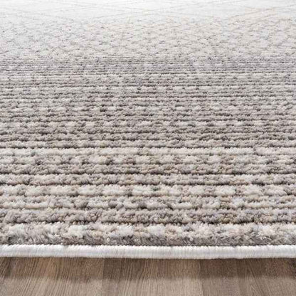 Oraya Ajene Ivory 6'6" x 9' Area Rug – Elegant Neutral Rug for Living Room, Dining Room & Bedroom