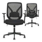 True Innovations Black Mesh Chair with Flip-Back Arms – Ergonomic Office Seating