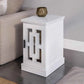 Tresanti Kerrigan Side Table – Modern Accent Table with Storage & Charging Ports